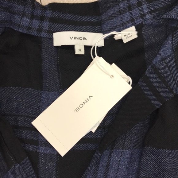 Vince Heathered Plaid Blouse - Picture 4 of 7